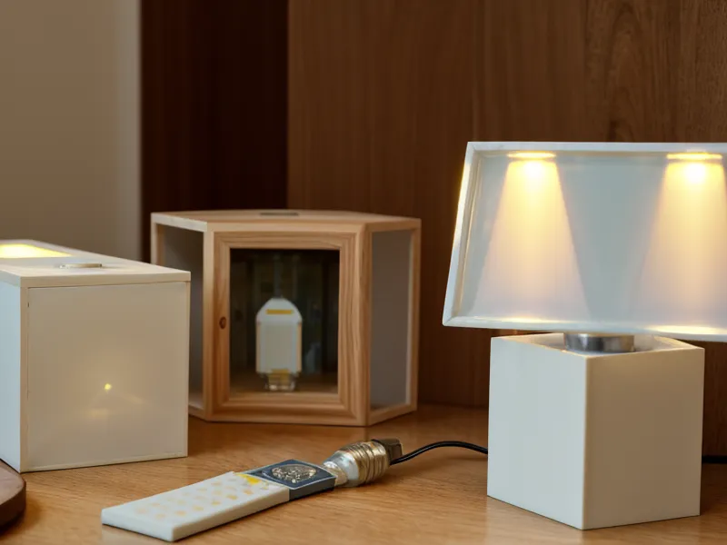 Cajas de focos LED con datos de temperatura de color y CRI, clave para la iluminación de cocina funcional.