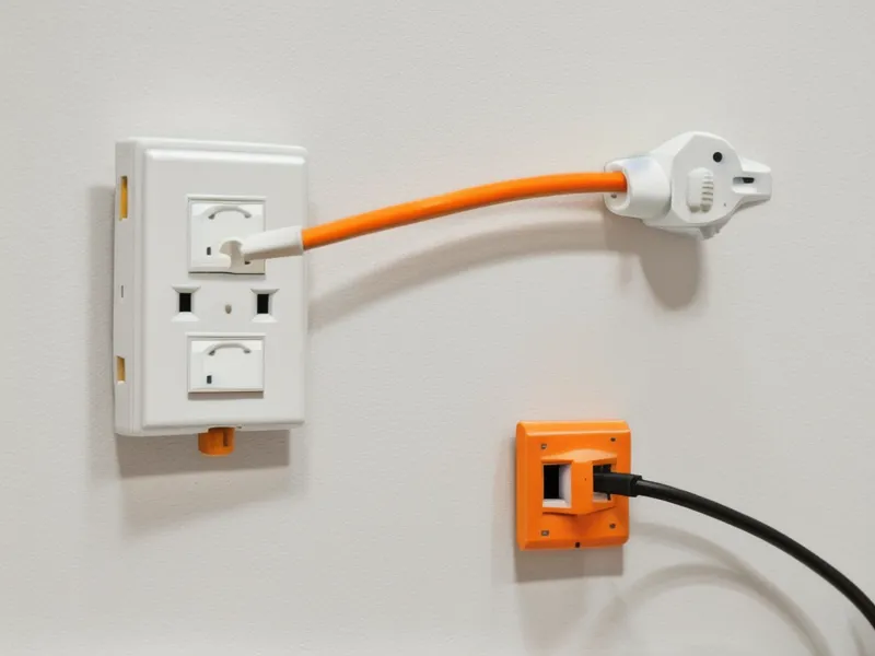 Detalle técnico de ubicación de contactos eléctricos a 40 cm en plano de interiores.