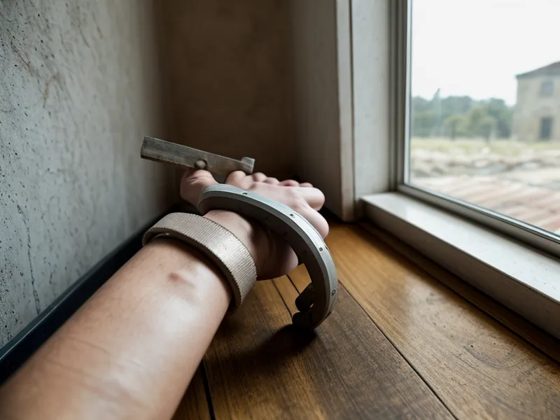 Primer plano de una mano midiendo una pared con un flexómetro metálico