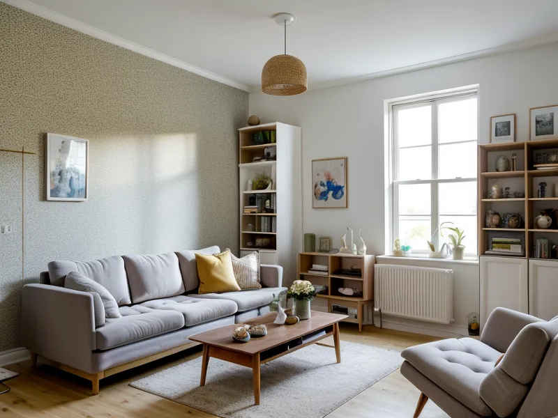 Estantería modular de pared para organizar una recámara pequeña con orden real, no solo de foto
