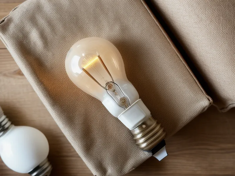 Detalle de especificaciones de bombilla led para diseño de interiores
